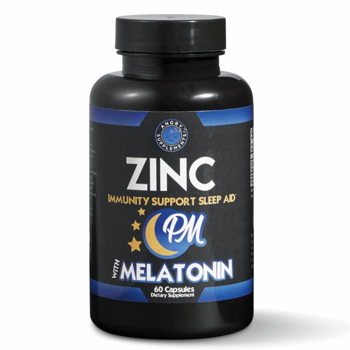 Zinc P.M. with Melatonin, , large