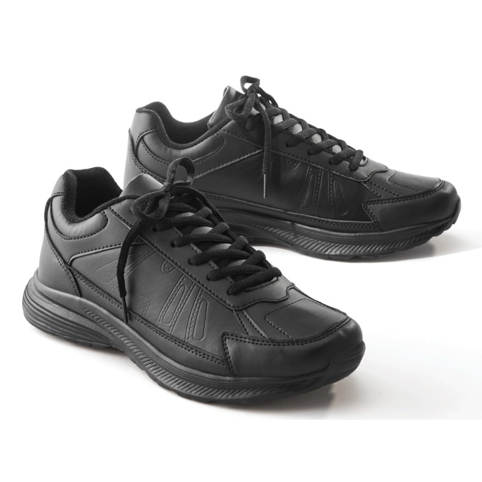 Women's Comfort Sneaker, Black, large