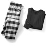 Men's Flannel PJ Set, , large