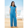 Comfy Waffle Knit Jumpsuit, , large