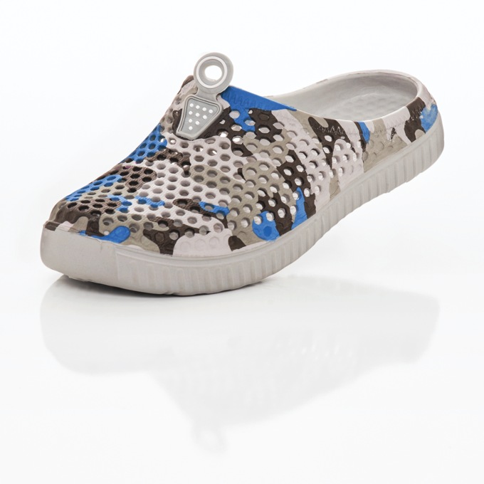 Women's Comfort Clog, Multi Camo, large