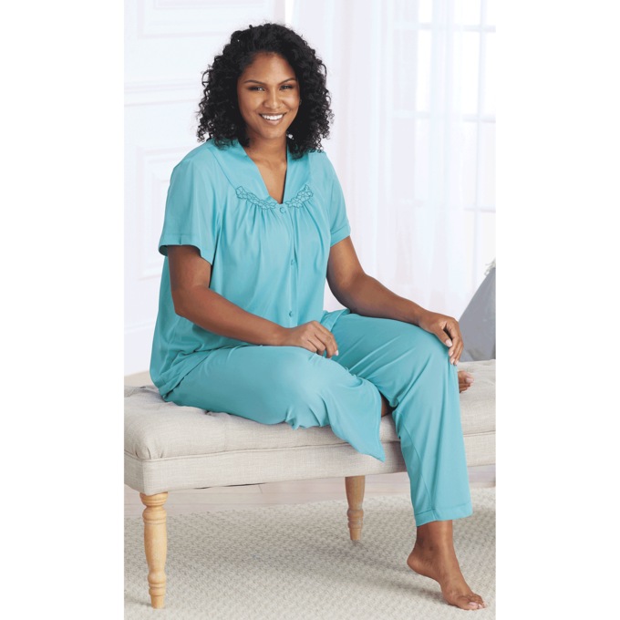 Exquisite Form Pajama, Azure Mist, large