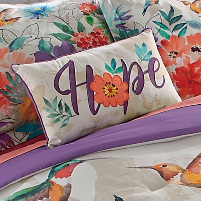 Hummingbird Accent Pillow, , large