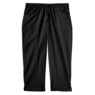 Drawstring Cotton Capris, , large