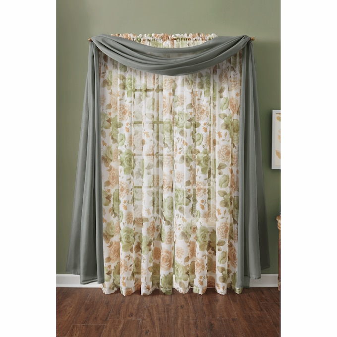 Sheer Curtain Scarf, , large