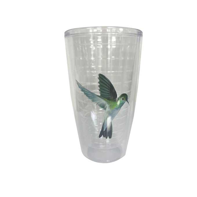 Set of 4 Hummingbird Tumblers, , large