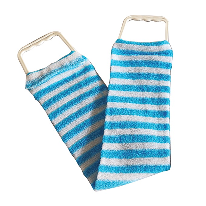 Back Scrubber, Blue White, large