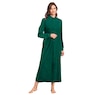 Zip Front Velour Robe, , large