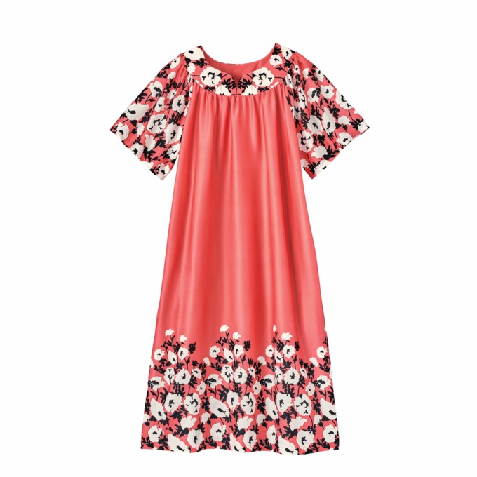 Sweetheart Neck Lounger, Rosette Floral, large