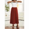 Velour A-Line Skirt, , large