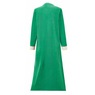 Chenille Colorblock Robe, Emerald Ivory, large