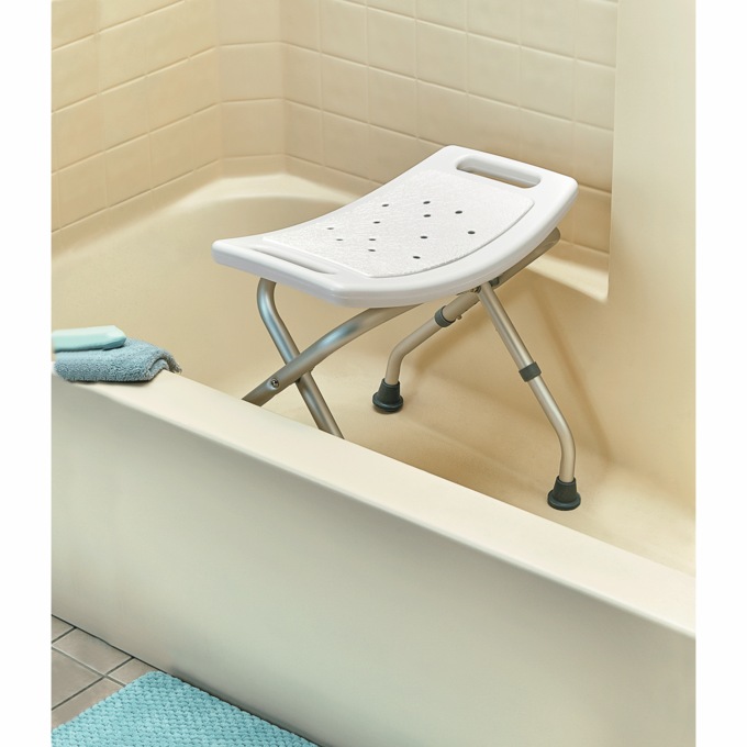 Folding Bath Bench, , large