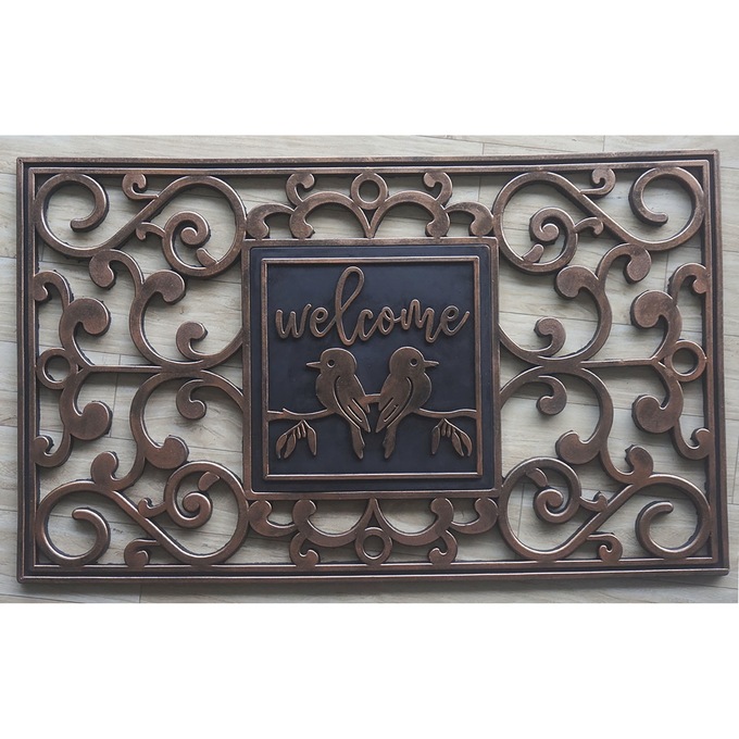 Hide-A-Key Doormat with Interchangeable Inserts, , large