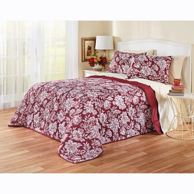 Cheryl Reversible Bedspread Set, , large