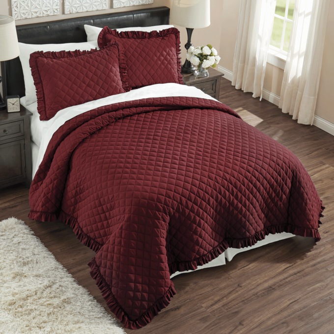 Ruffle Quilt Set, , large