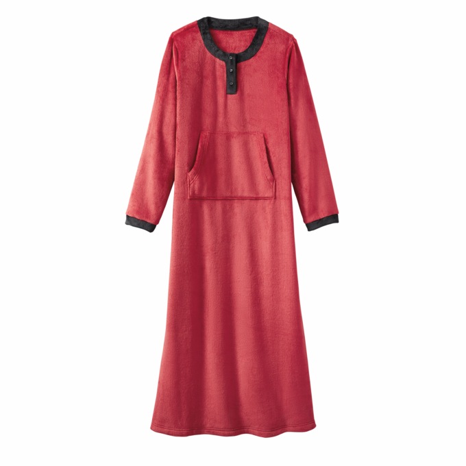 Polar Fleece Cozy Lounger, Cherry Black, large