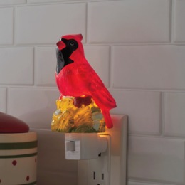 Ceramic Cardinal Nightlight, , large