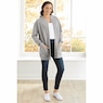 Snap-Front Cotton-Blend Women's Cardigan, , large