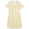 Duster With Embroidered Yoke, Sunshine Stripe, large