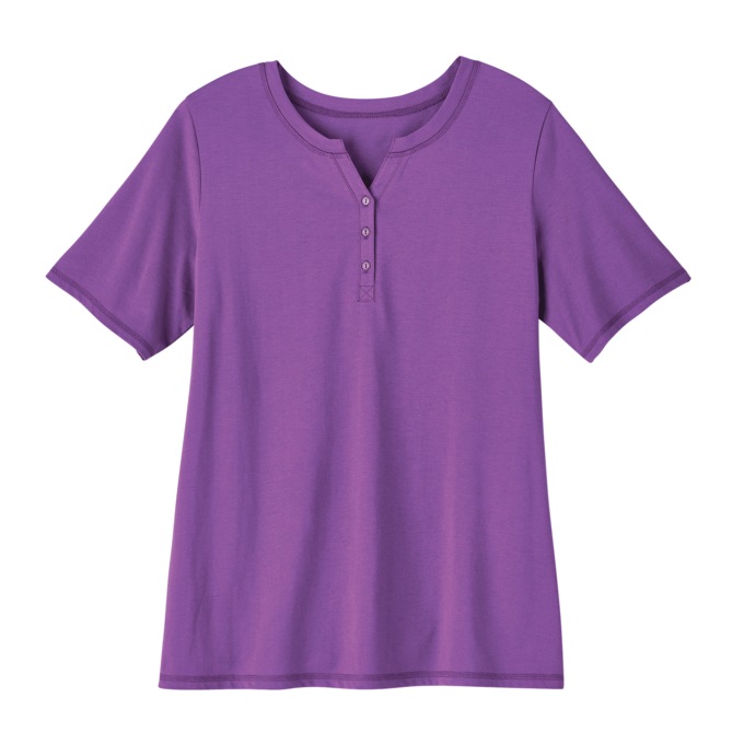Printed Capri Pajama Set, Violet, large