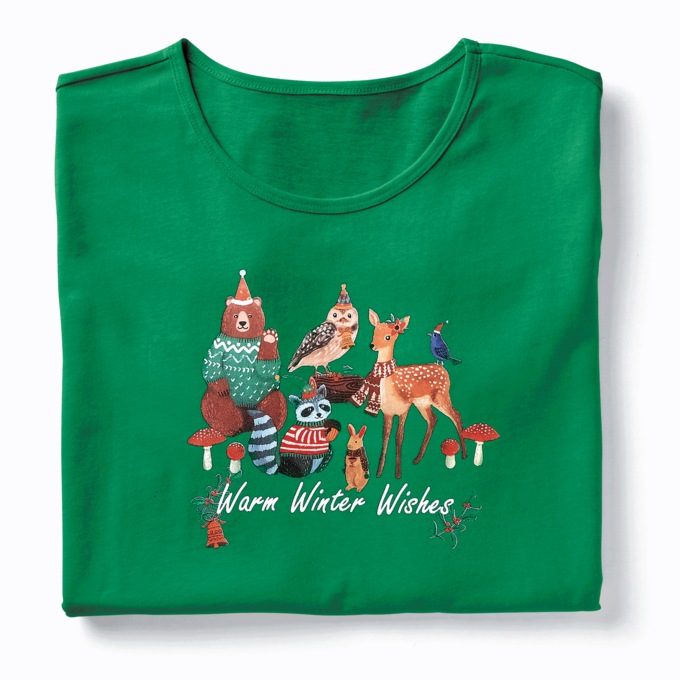 2-Pack Nightshirts, Scarlet Basil, large