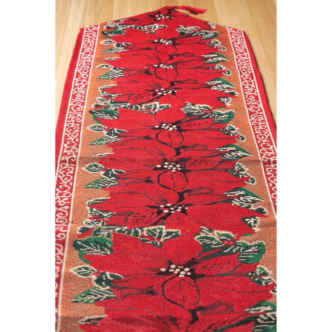 Poinsettia Table Runner, , large