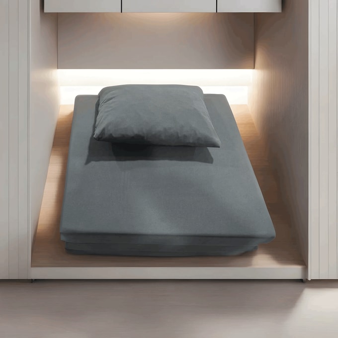 Trifold Mattress with Pillow, , large