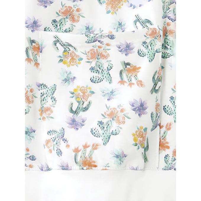 Snap-Front Cardigan, Cactus Print, large