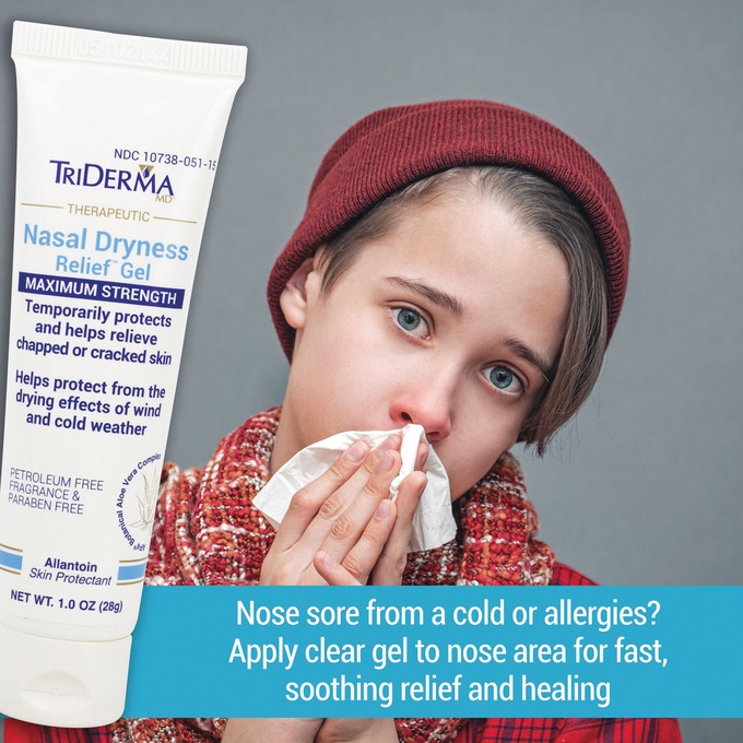 Triderma Nasal Dryness Relief Gel, , large