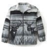 Men's Animal Fleece Jacket, , large
