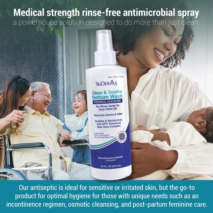 TriDerma™ Clean & Soothe Bottom Wash , , large