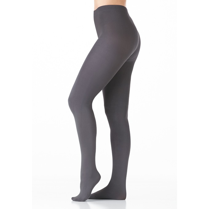 Fleece-Lined Tights, Gray, large