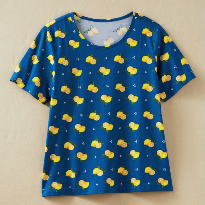 Ultimate Tee, Lemon Print, large