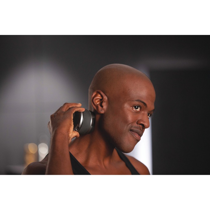 Microtouch Titanium Rechargeable Head Shaver, , large