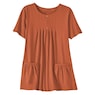 Women's Cotton Knit Tunic with Patch Pockets, , large
