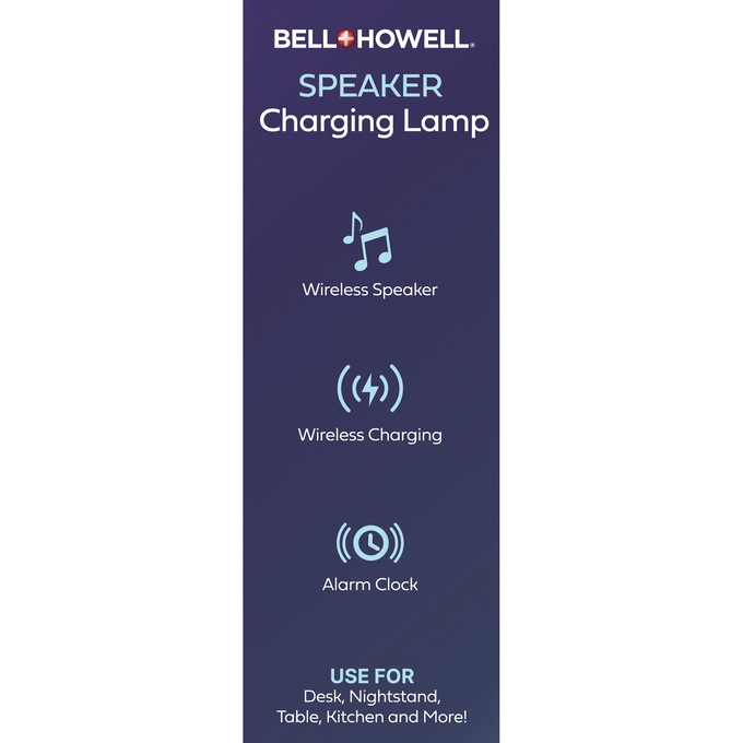 Bell+Howell Speaker Charging Lamp, , large