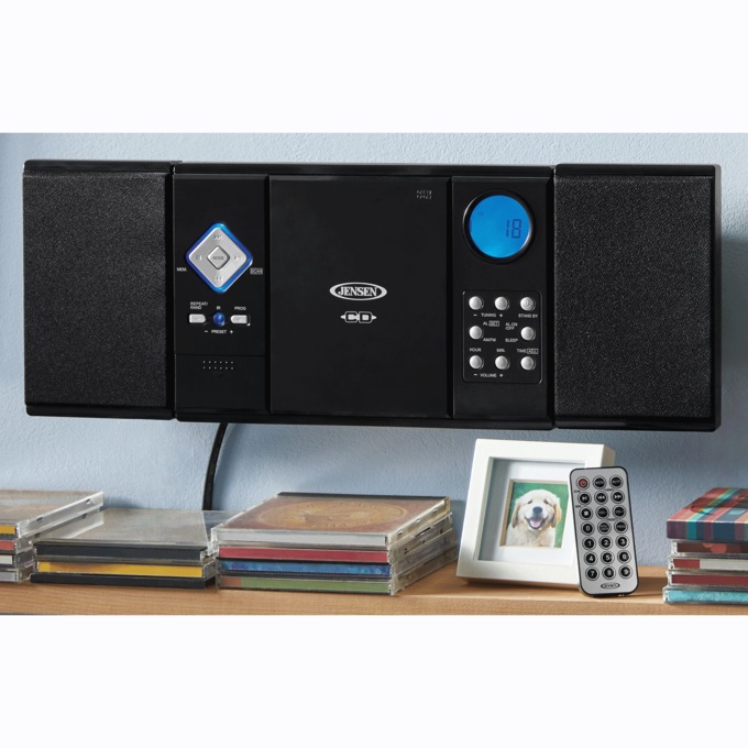 JENSEN Wall-Mountable AM/FM CD Stereo, , large