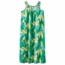Free-Flowing Shift Dress, Tropical Green Print, large