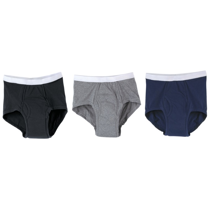 3-Pack Men's Moderate Absorbency Incontinence Briefs, , large