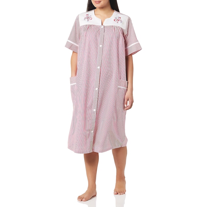 Duster With Embroidered Yoke, , large