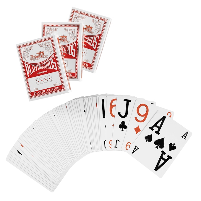 3-Pack Easy Read Playing Cards, , large