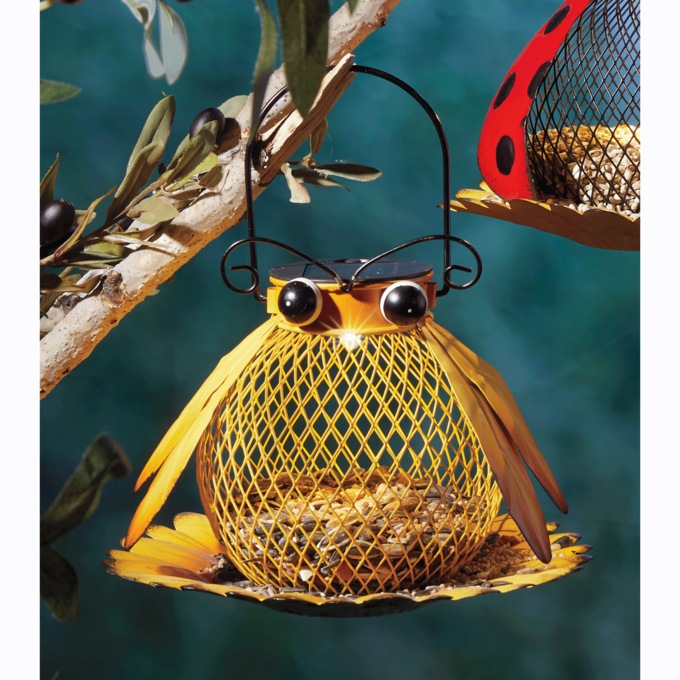 Solar Light Bird Feeder, , large