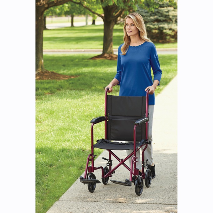 Drive Lightweight Transport Chair, , large