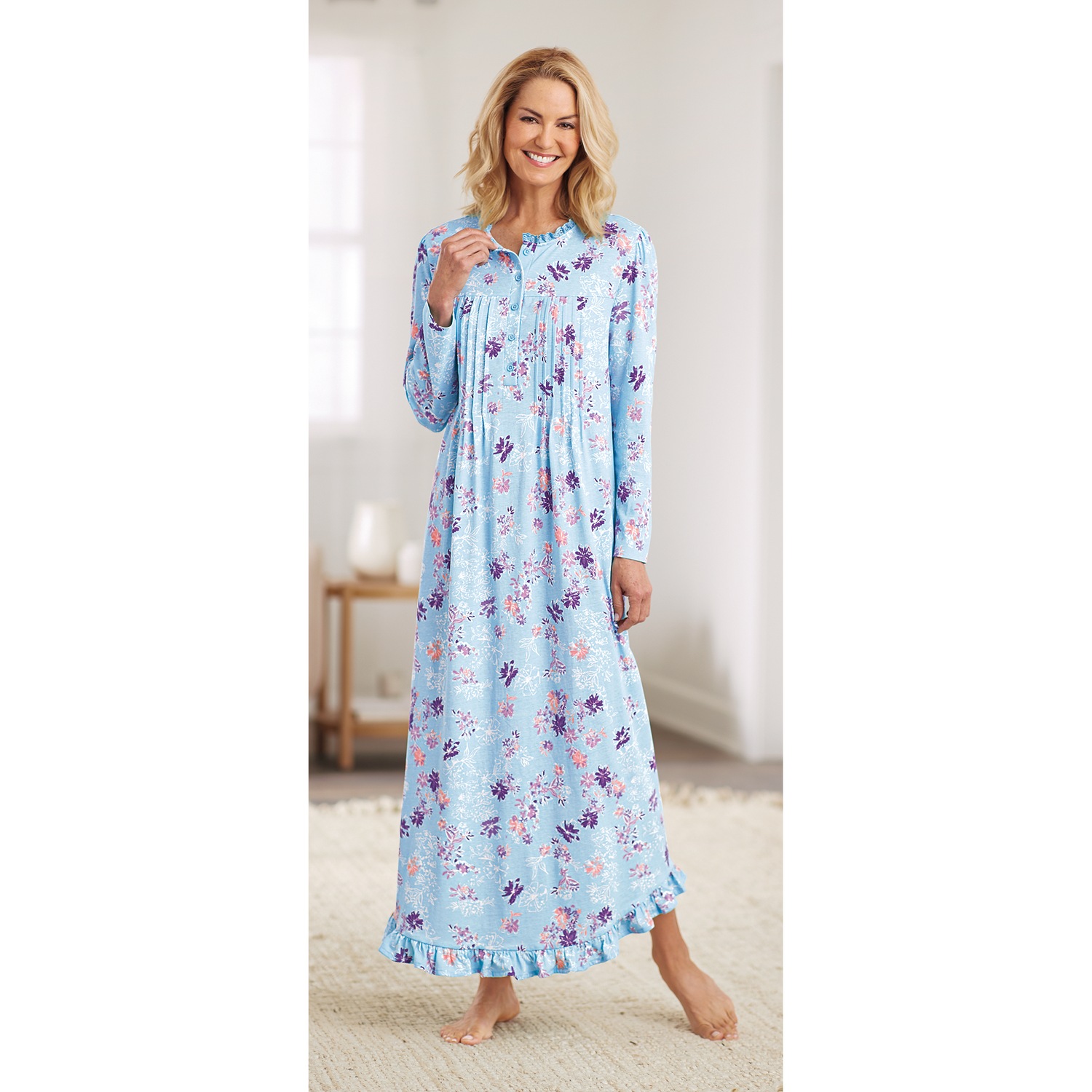 Fashion Full Sleeves Printed Nightwear