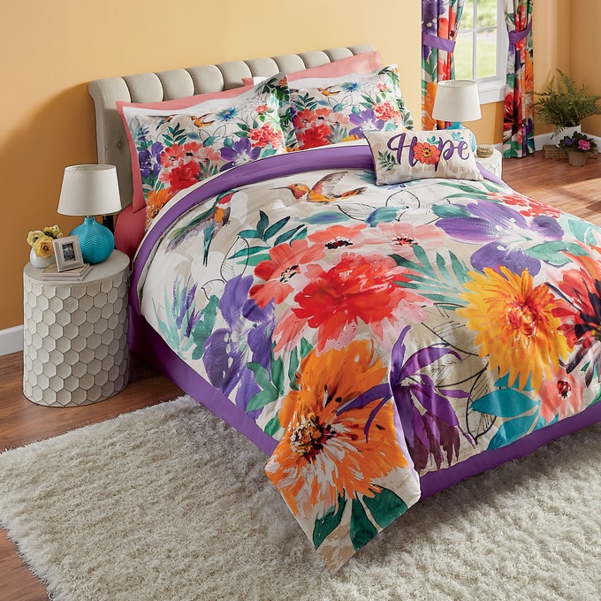 Hummingbird Comforter Set, , large