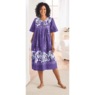 Border Print Patio Dress, Violet, large