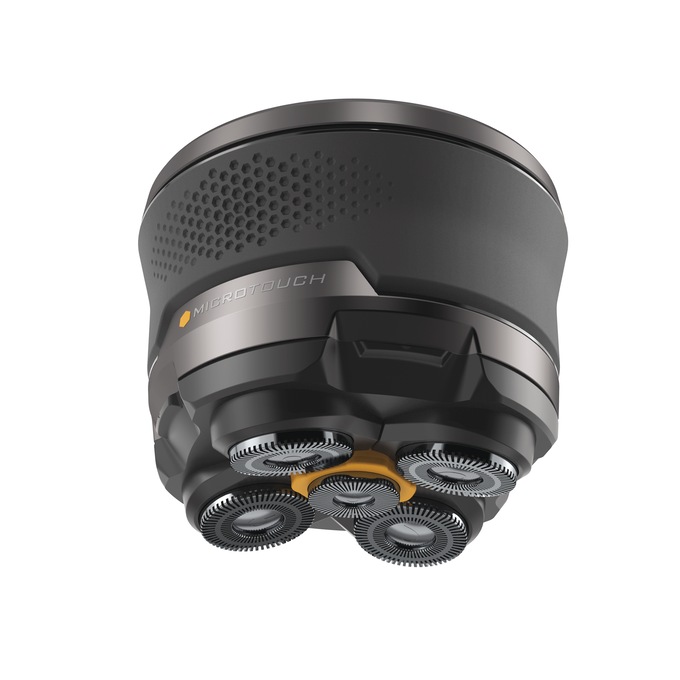 Microtouch Titanium Rechargeable Head Shaver, , large