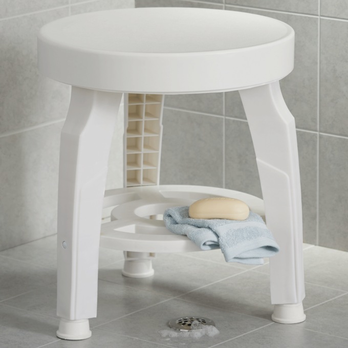 Adjustable Shower Stool, , large