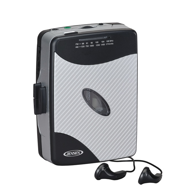 Jensen Audio Stereo Cassette Player with AM/FM Radio, , large