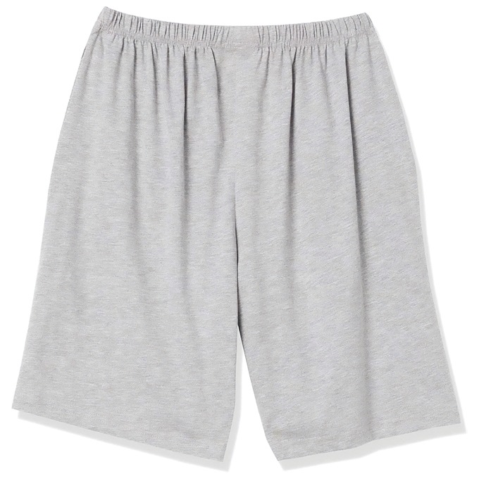Knit Shorts - Solid and Print, Heather Gray, large